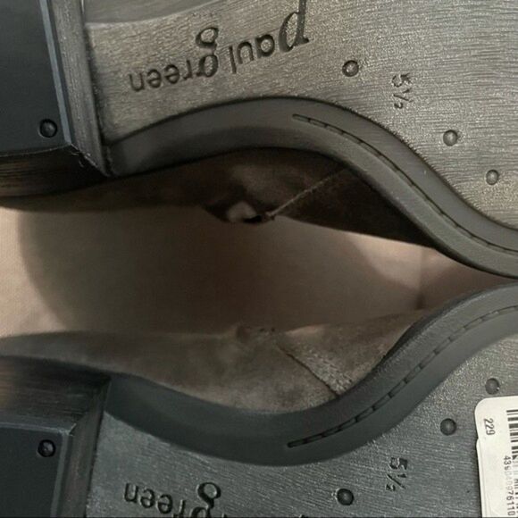 Paul Green Distressed Grey Western Scallop Boots - Picture 12 of 13